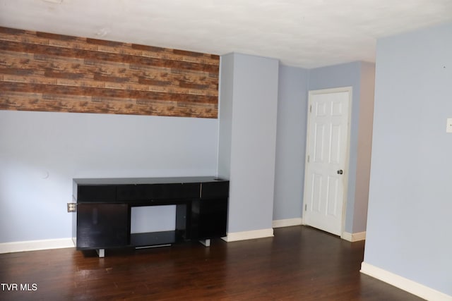45 Laurel Rdg, Big Stone Gap, VA 24219 - unfurnished living room with wood finished floors and baseboards