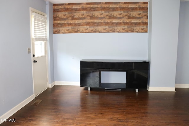 45 Laurel Rdg, Big Stone Gap, VA 24219 - unfurnished living room with wood finished floors and baseboards