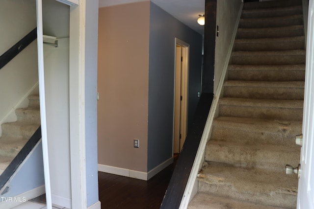 45 Laurel Rdg, Big Stone Gap, VA 24219 - staircase featuring wood finished floors and baseboards
