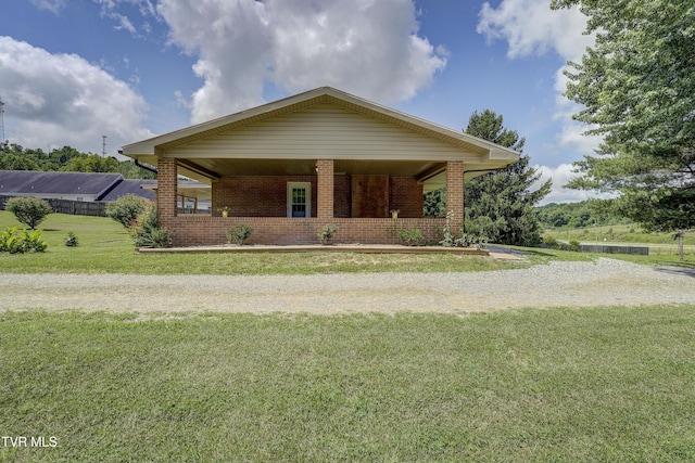 118 Hilbert Cir, Jonesborough, TN 37659 - view of front of home featuring brick siding and a front yard