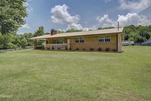 118 Hilbert Cir, Jonesborough, TN 37659 - view of front of house featuring a chimney and brick siding