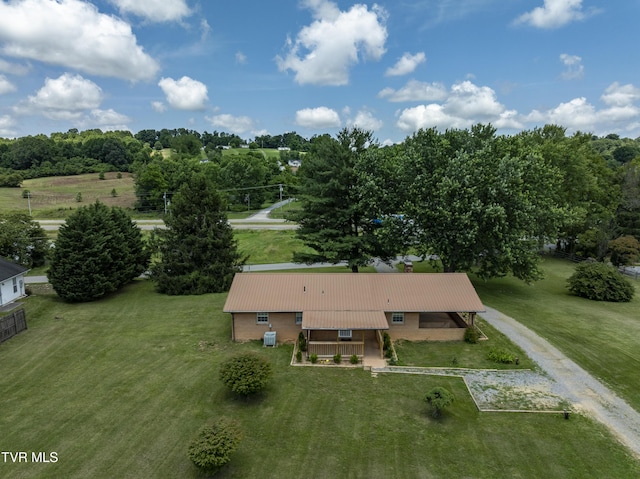 118 Hilbert Cir, Jonesborough, TN 37659 - aerial view of property and surrounding area featuring a tree filled landscape