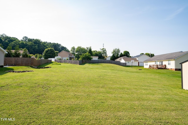 395 Kings Rd, Piney Flats, TN 37686 - view of yard featuring a deck and a residential view