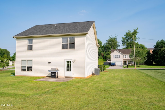 395 Kings Rd, Piney Flats, TN 37686 - back of property featuring a patio and a lawn
