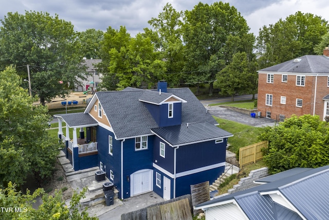 801 Watauga St, Kingsport, TN 37660 - bird's eye view of a tree filled landscape