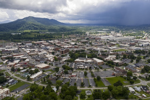 801 Watauga St, Kingsport, TN 37660 - aerial overview of property's location featuring mountains