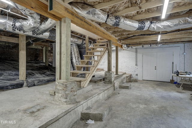 801 Watauga St, Kingsport, TN 37660 - view of unfinished below grade area
