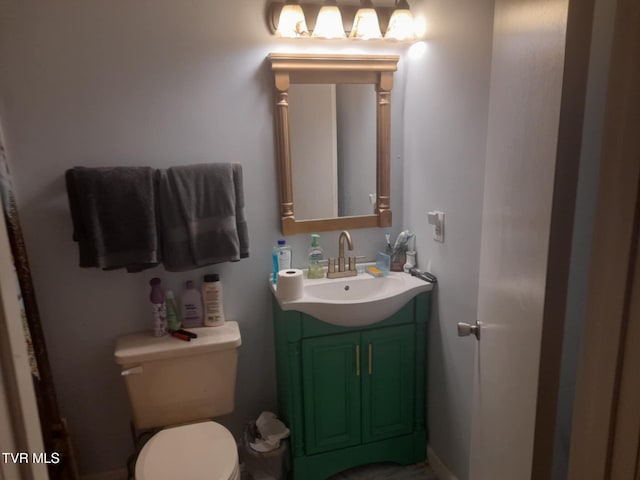 1080 Nicole Pl, Kingsport, TN 37660 - half bathroom with vanity and toilet