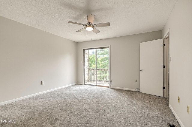 103 Northwinds Dr, Bristol, VA 24201 - carpeted empty room with ceiling fan and a textured ceiling