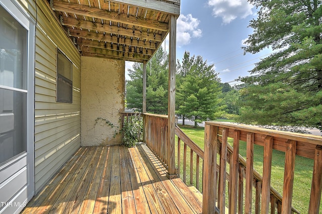 103 Northwinds Dr, Bristol, VA 24201 - view of wooden deck