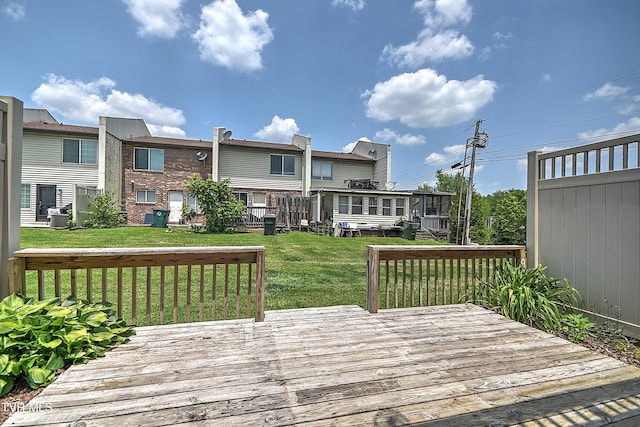 103 Northwinds Dr, Bristol, VA 24201 - wooden deck featuring a lawn