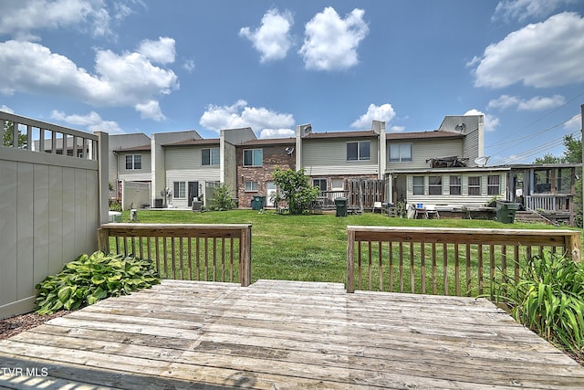 103 Northwinds Dr, Bristol, VA 24201 - deck with a residential view and a yard