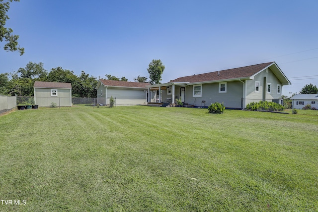457 W St, Greeneville, TN 37745 - rear view of property featuring a porch