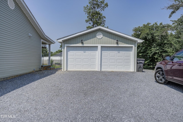 457 W St, Greeneville, TN 37745 - view of detached garage