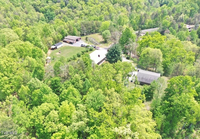 3521 James Phillips Way, Sevierville, TN 37876 - aerial view of property's location featuring a heavily wooded area