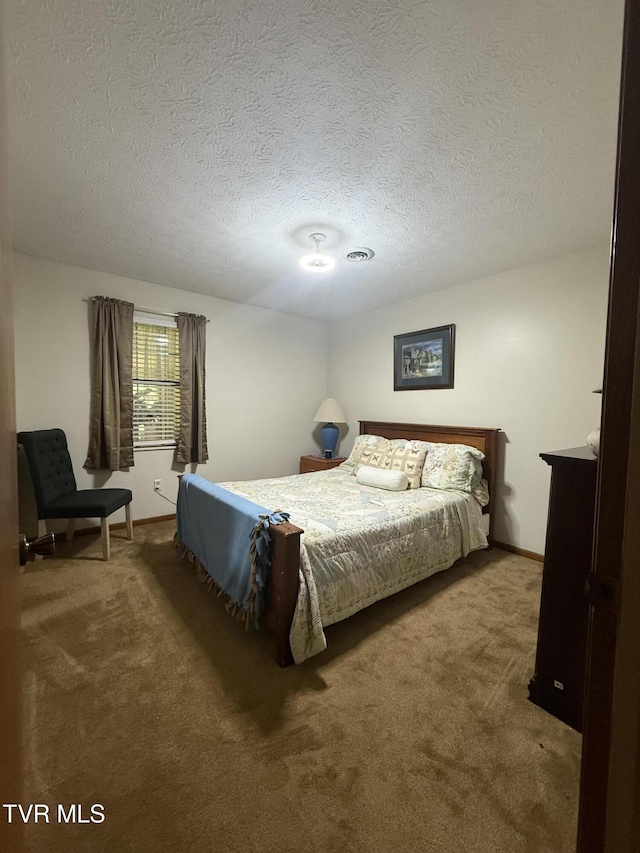 3521 James Phillips Way, Sevierville, TN 37876 - bedroom featuring carpet floors and a textured ceiling