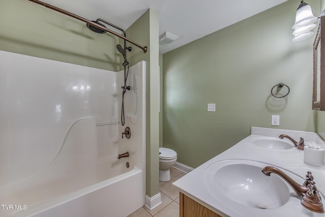 82 Hiddenbrook Ln Unit 82, Gray, TN 37615 - bathroom with tile patterned flooring,  shower combination, and double vanity