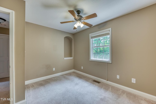 82 Hiddenbrook Ln Unit 82, Gray, TN 37615 - carpeted empty room with baseboards and a ceiling fan