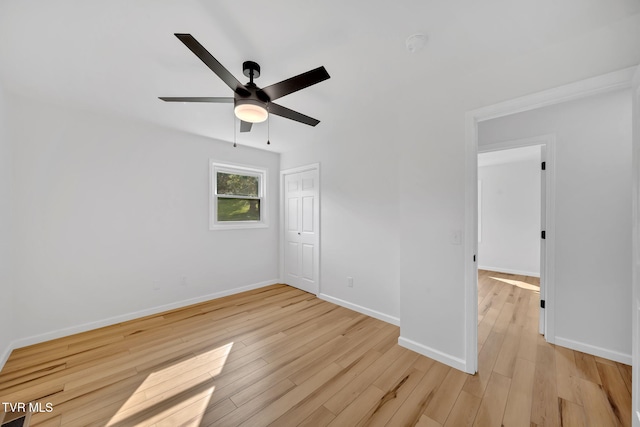 252 Kiser Cir, Jonesborough, TN 37659 - empty room with light wood-type flooring and a ceiling fan