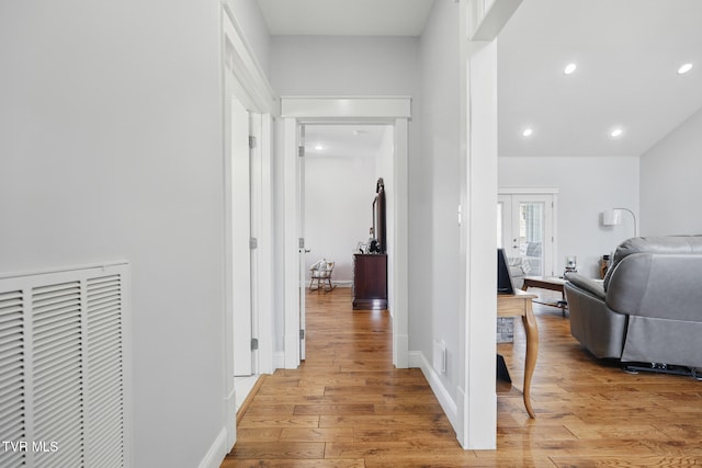 313 Treadway Trl, Jonesborough, TN 37659 - hallway with light wood-style flooring and recessed lighting