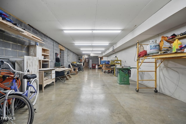 313 Treadway Trl, Jonesborough, TN 37659 - garage with a workshop area