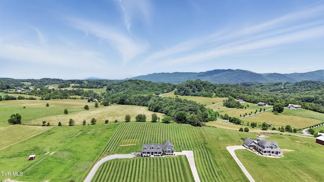 313 Treadway Trl, Jonesborough, TN 37659 - overview of rural landscape with a mountainous background