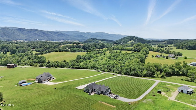 313 Treadway Trl, Jonesborough, TN 37659 - overview of rural landscape with a mountainous background