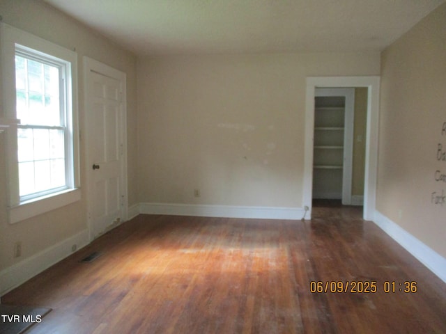 1234 Bristol Hwy, Elizabethton, TN 37643 - unfurnished room with wood finished floors and baseboards