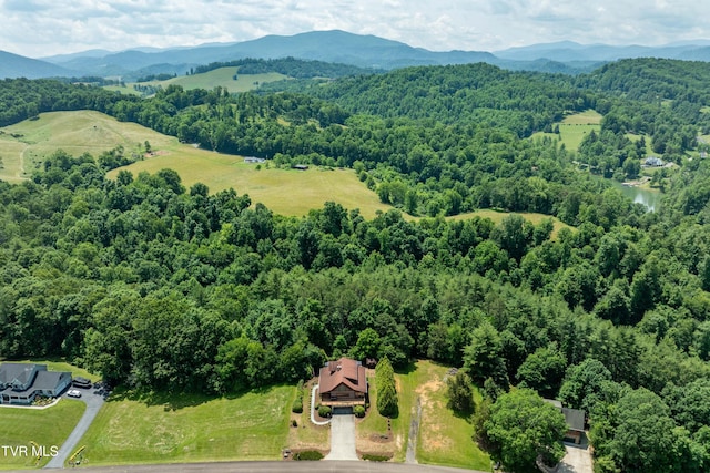 289 Harbor View Rd, Butler, TN 37640 - drone / aerial view of a heavily wooded area and mountains