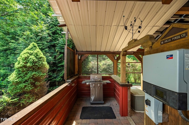 289 Harbor View Rd, Butler, TN 37640 - view of patio featuring a grill