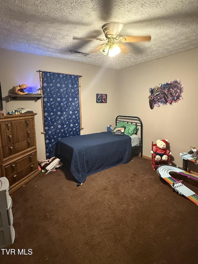 3516 James Phillips Way, Sevierville, TN 37876 - carpeted bedroom featuring a ceiling fan