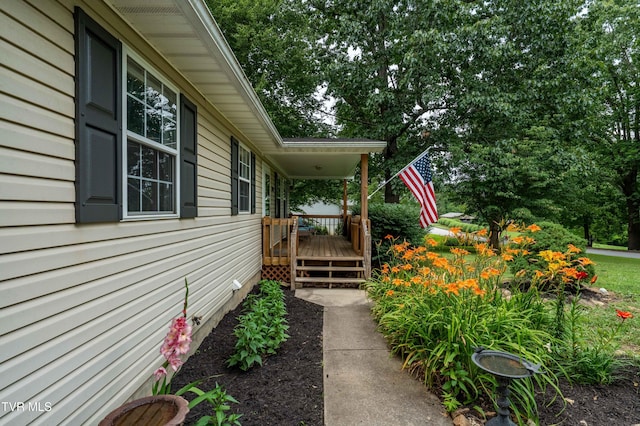 149 Cochran Rd, Jonesborough, TN 37659 - view of property exterior with a wooden deck
