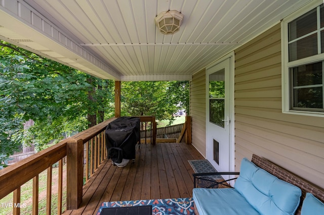 149 Cochran Rd, Jonesborough, TN 37659 - wooden deck featuring grilling area
