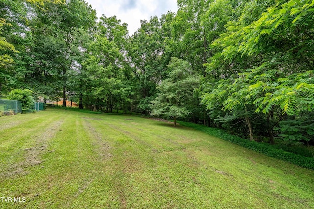 149 Cochran Rd, Jonesborough, TN 37659 - view of grassy yard featuring a forest view
