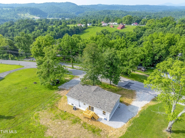 1826 Loop Rd, Lafollette, TN 37766 - aerial view of a heavily wooded area and mountains
