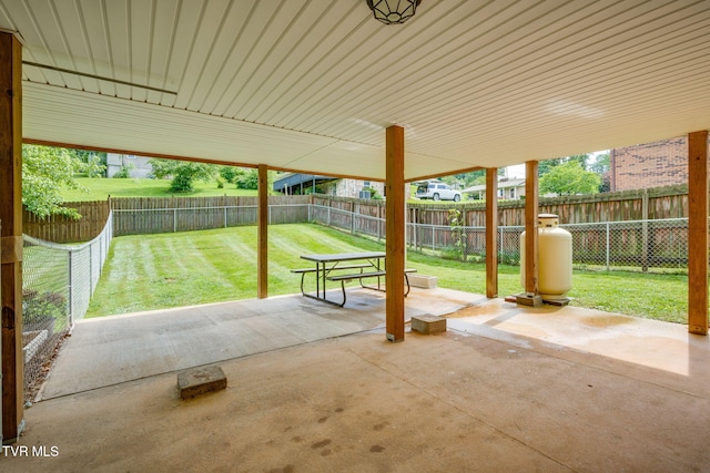 1933 Sand St, Kingsport, TN 37660 - fenced backyard featuring a patio area