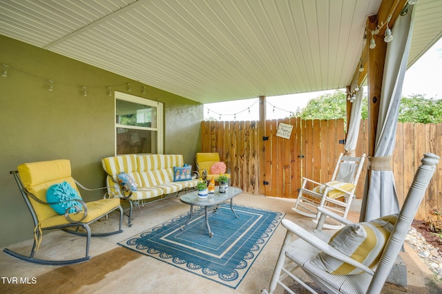1933 Sand St, Kingsport, TN 37660 - view of patio with an outdoor hangout area