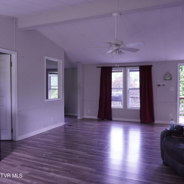 206 Hialeah Dr, Kingsport, TN 37660 - living room featuring ceiling fan and wood finished floors