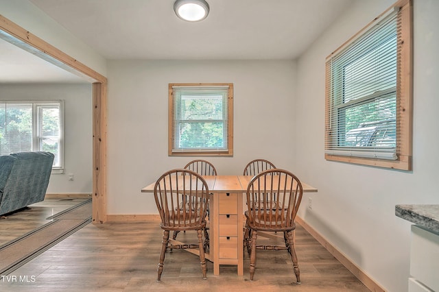 524 Boring Chapel Rd, Gray, TN 37615 - dining area with wood finished floors
