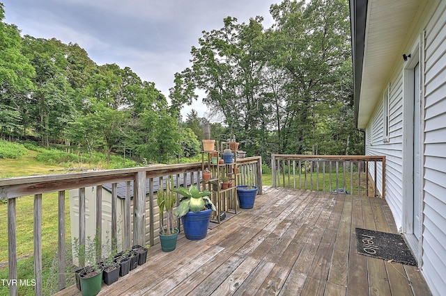 524 Boring Chapel Rd, Gray, TN 37615 - view of wooden terrace