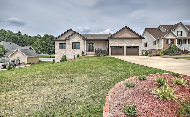 55 Farmstead Ln, Jonesborough, TN 37659 - view of front of house featuring brick siding, concrete driveway, and an attached garage