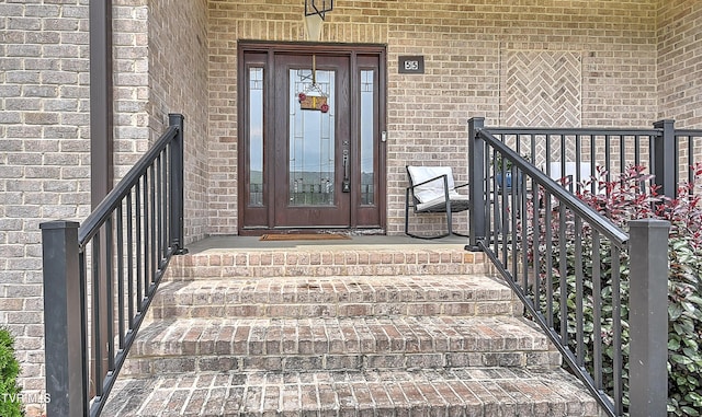 55 Farmstead Ln, Jonesborough, TN 37659 - entrance to property with brick siding