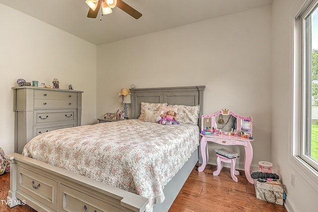55 Farmstead Ln, Jonesborough, TN 37659 - bedroom featuring wood finished floors and a ceiling fan