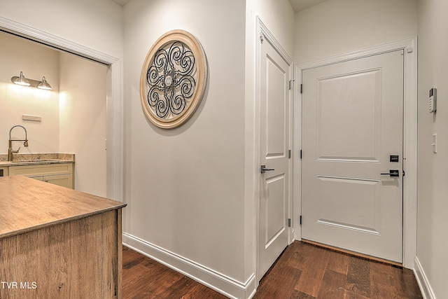 55 Farmstead Ln, Jonesborough, TN 37659 - corridor with dark wood-type flooring