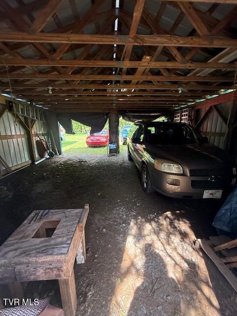 123 Mcmahan Gibbs Rd, Roan Mountain, TN 37687 - view of parking / parking lot featuring a carport