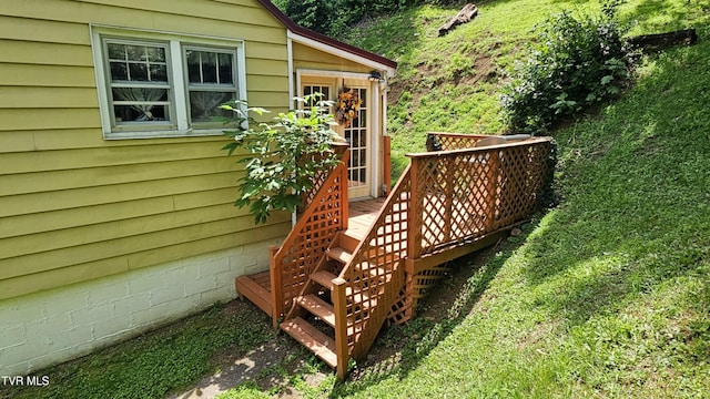 3135 3rd Ave, Saint Paul, VA 24283 - view of wooden terrace