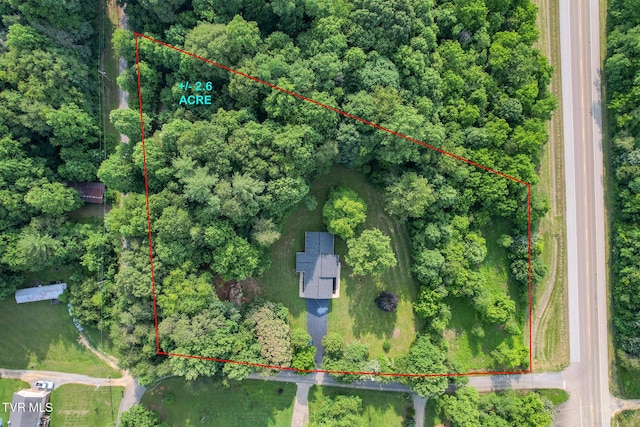 113 Paul Mathes Rd, Chuckey, TN 37641 - aerial view of property's location with property parcel outlined