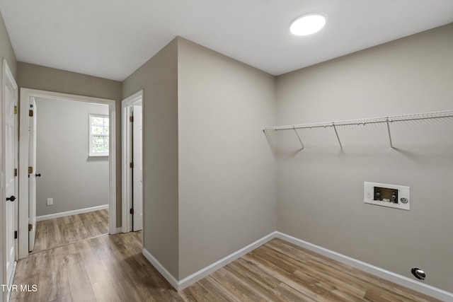 113 Paul Mathes Rd, Chuckey, TN 37641 - washroom featuring washer hookup and wood finished floors
