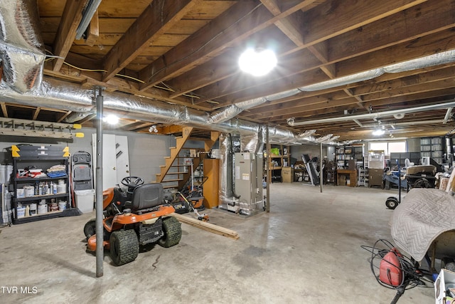 1908 Old Tusculum Rd, Greeneville, TN 37745 - below grade area with stairs and water heater