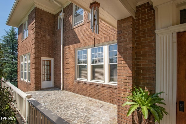 940 Park St, Bristol, VA 24201 - property entrance featuring brick siding